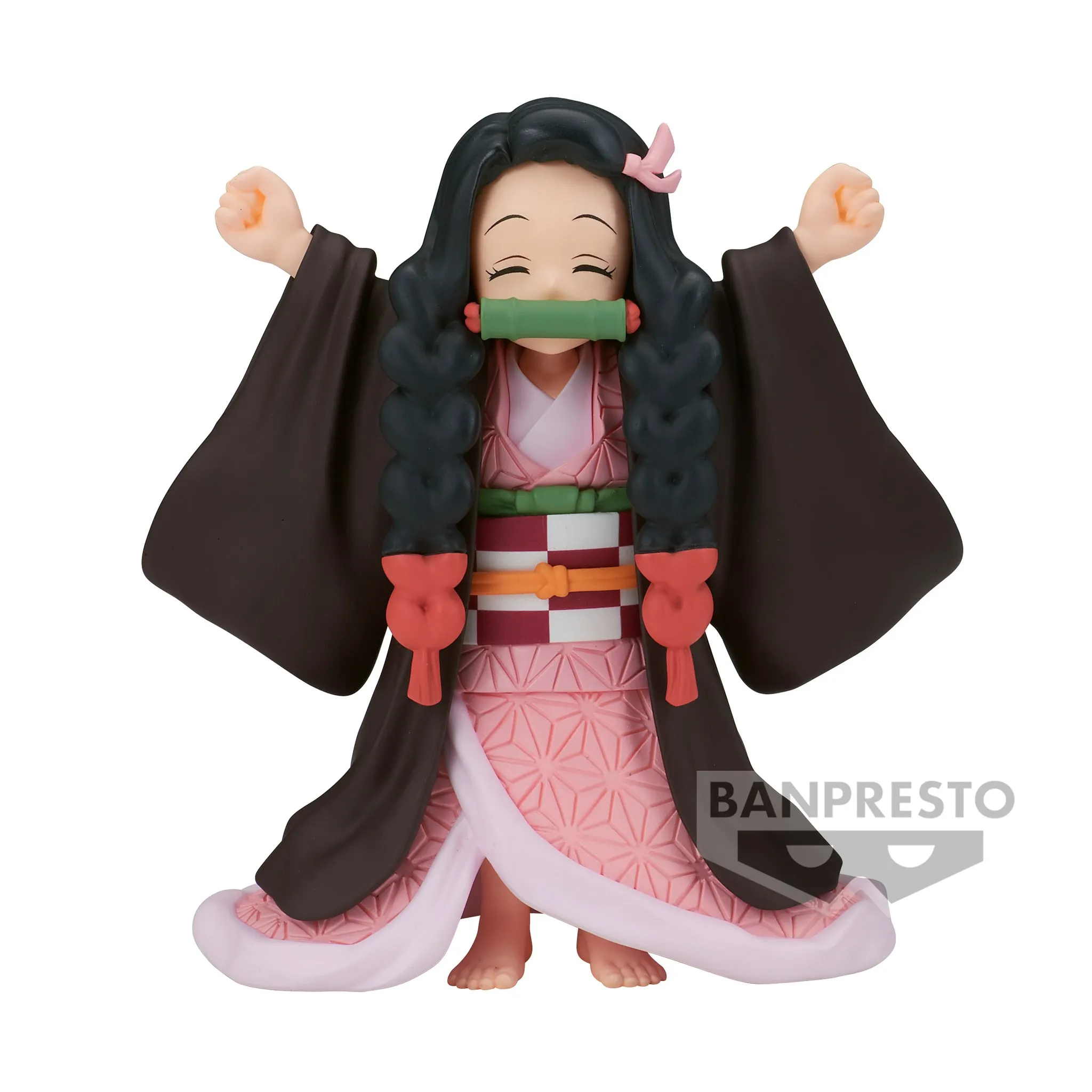 In Stock Original Demon Slayer Anime Figures Kamado Nezuko PVC Action Figures Bandai Collector Kimetsu no Yaiba Toys