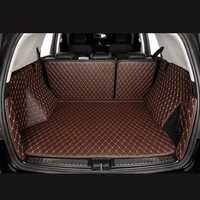 7 Seat Durable Custom Leather Colorful Car Trunk Mat for Mazda CX-80 2024 2025 Auto Carpet Accessories Interior Parts 5
