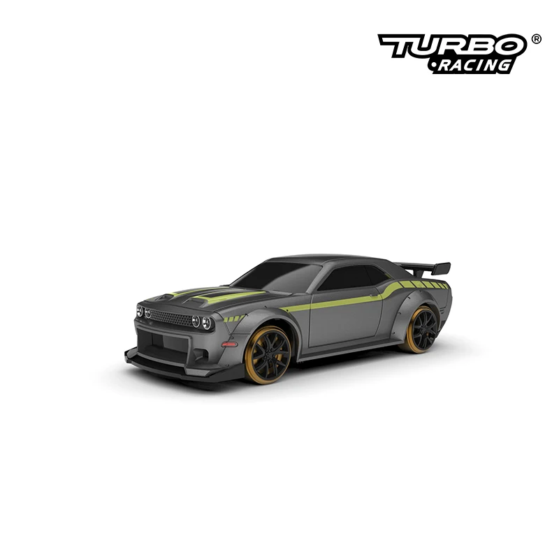 Turbo Racing 1:76 C65 Drift RC Car With Gyro Radio Full Proportional Remote Control Toys RTR Desktop Toys For Adults and Kids 3