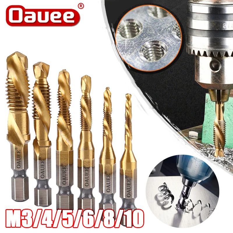 Titanium Screw Tap Drill Set Titanium Tap Drill Bit Set Titanium