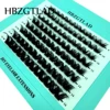 2024 3D Fluffy Cluster Lashes Natural Eyelash extension Volume Individual Lashes Mixed Tray Faux Mink Lashes Cilias Makeup 1
