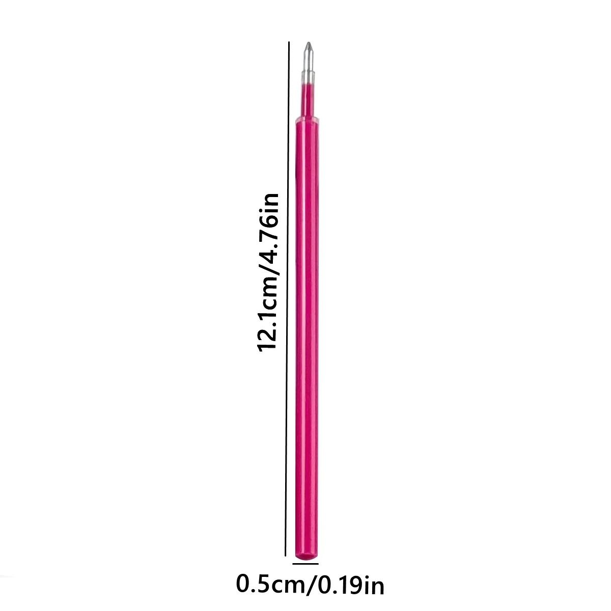 8 개/대 지울 수있는 젤 펜 리필 0.5mm 총알 팁 블루 블랙 레드 잉크 리필 막대 8 색 쓰기 드로잉 그림 빨 수있는 손잡이