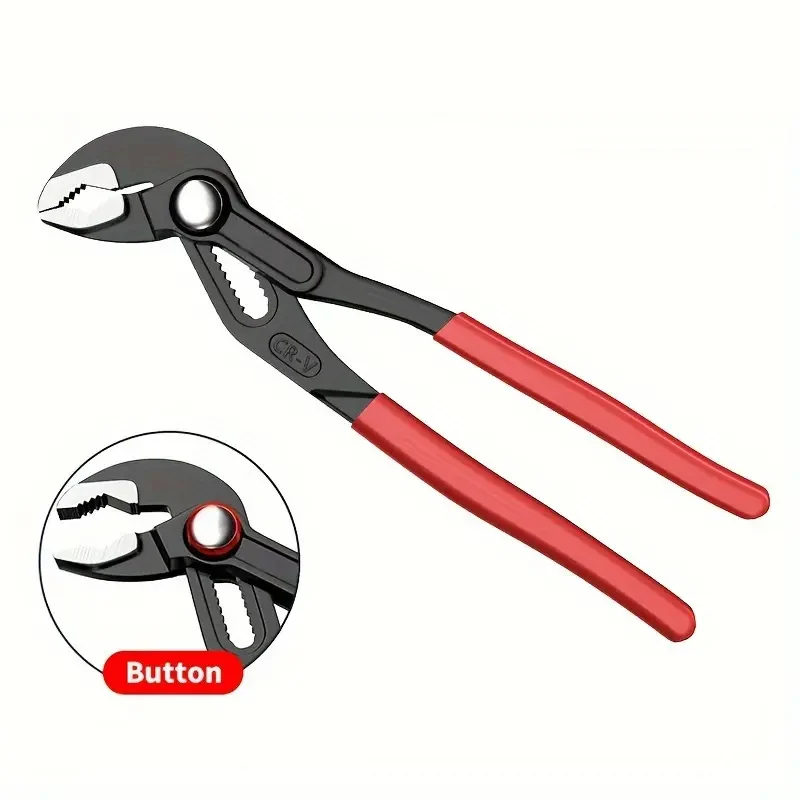 Quick-Adjust Multi-Use Water  Pliers - Forged, Comfort-Grip, Anti-Rust, Large Opening  Versatile Plumbing Tasks 2