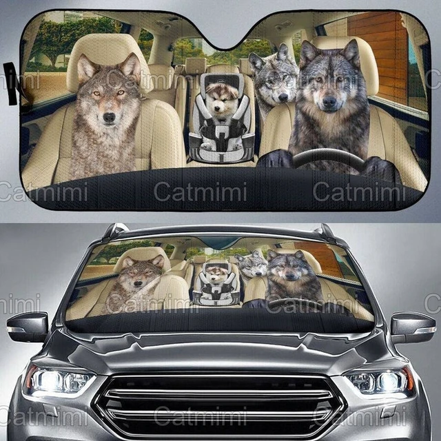 Wolf auto sonnenschutz auto sonnenschutz auto zubehör auto