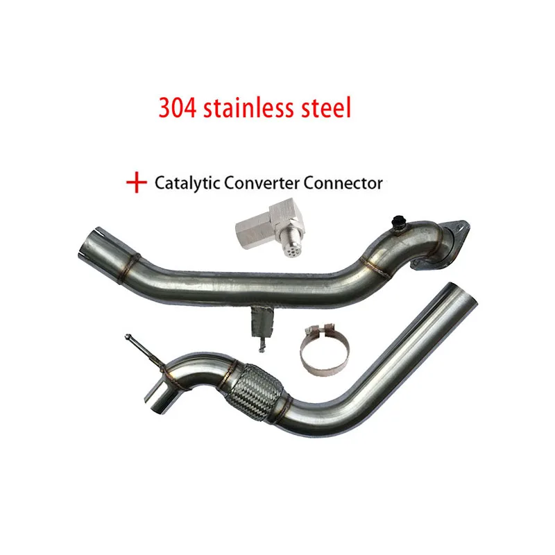 Catless Downpipe Exhaust Downpipe 3" for 15-16 Ford Mustang Ecoboost 2.3T SS