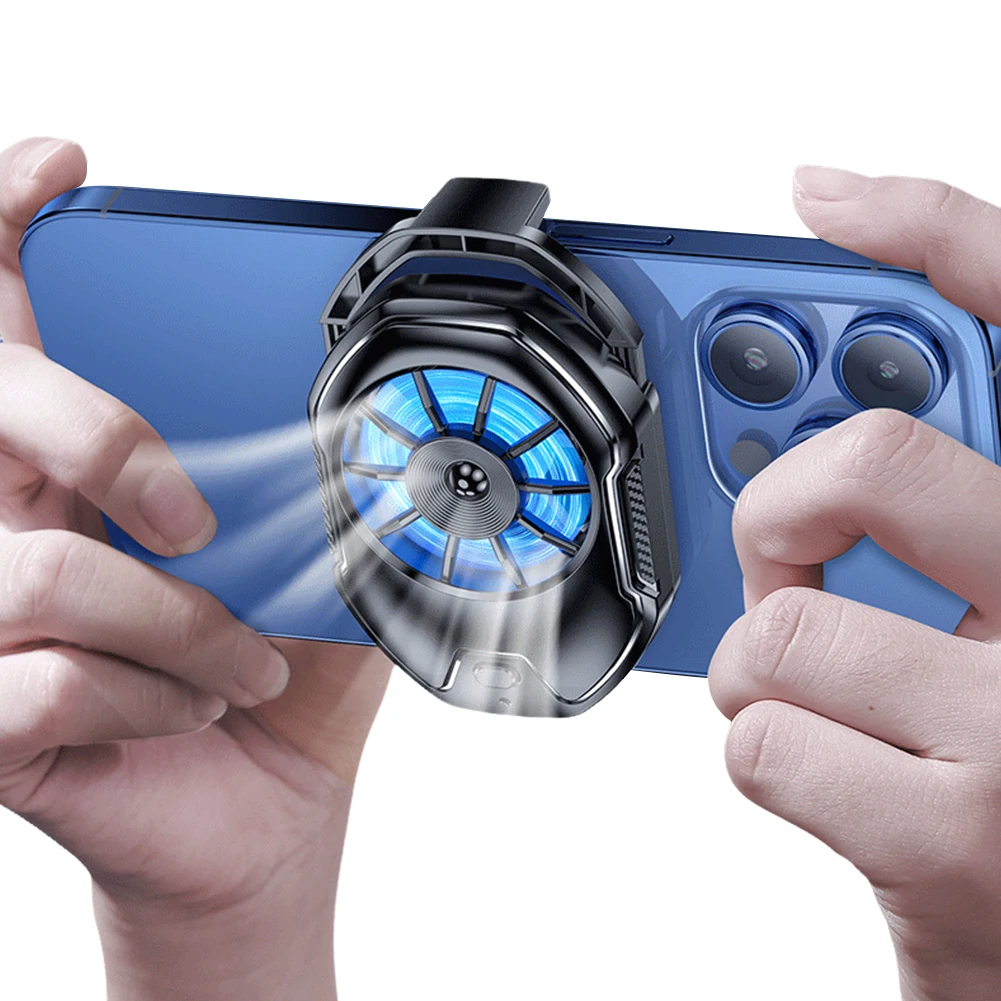 Back Clip Cooling Semiconductor Cooler Universal Phone Cooling Radiator Mute Phone Cooler Clip Cool Heat Sink for Smartphones