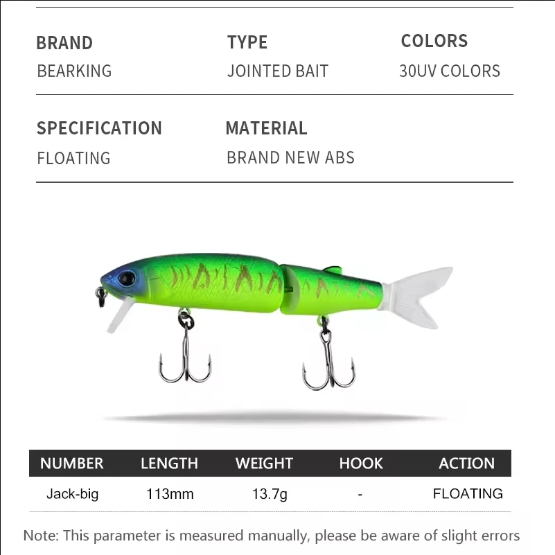 BEARKING 귣 ΰ 11.3cm 13.7g  Wobblers  ̳ ̳ Swimbait ũũƮ ̳