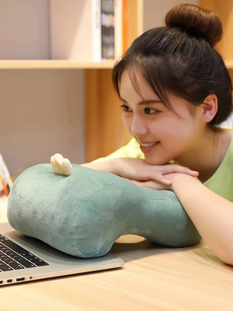 Cute Cartoon Children's Sp Pillow Ne Support Plu Material PP Cotton Filled Office Nap Pillow Student School Scene