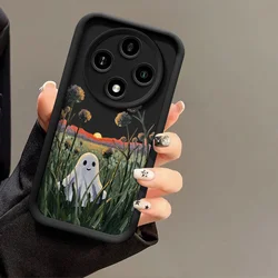 Charming Abstract Ghost Pattern Halloween Phone Case - Soft Cover s for Honor 50 (JGHCX436J1)