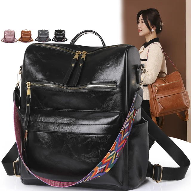 New Women's Fashion Backpack Purses Wholesale Multipurpose Design