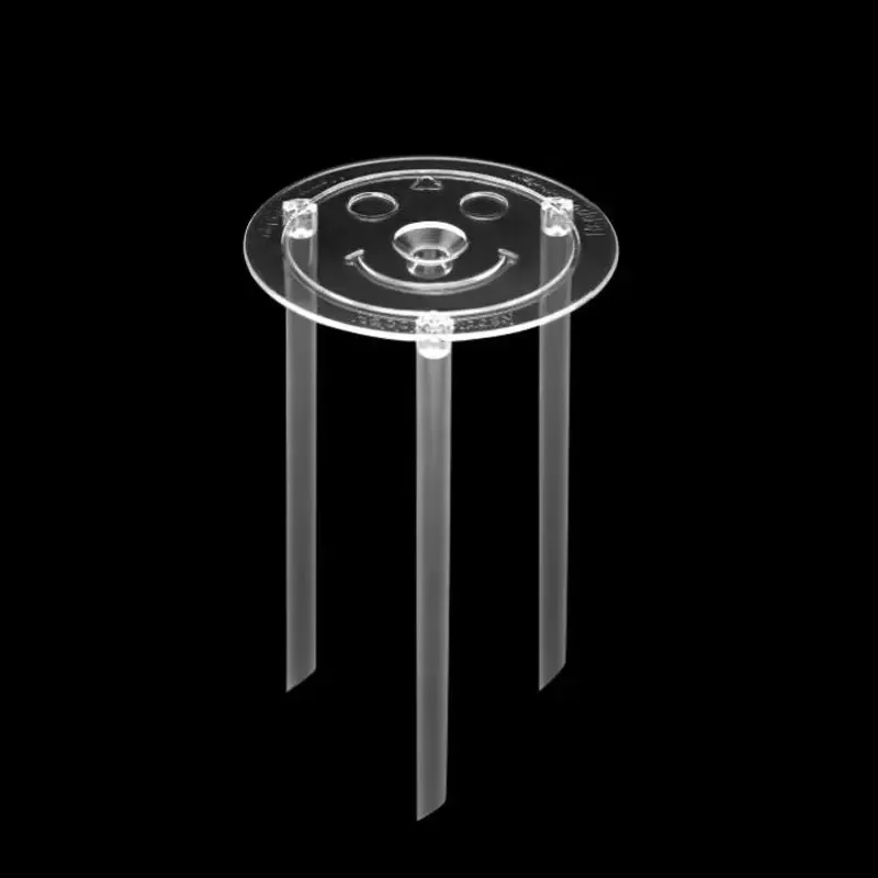 플라스틱 케이크 장부촉 막대 세트, 흰색 케이크 스틱 지지대, 분리 판, DIY 베이킹 액세서리 스탠드, 케이크 장식 도구
