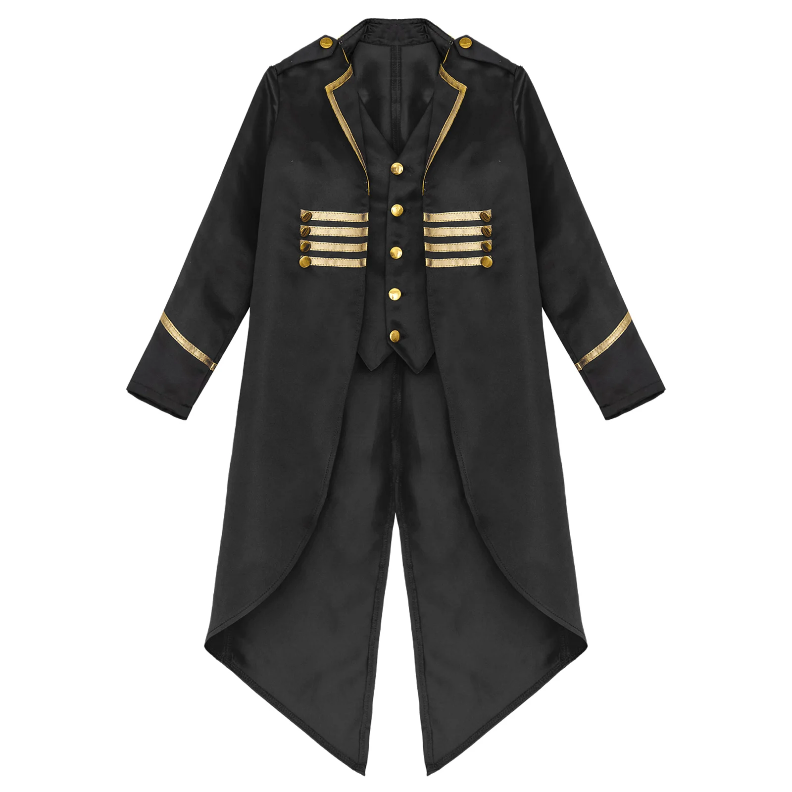 Crianças medieval renascentista steampunk fraque uniforme vitoriano gótico  smoking terno carnaval halloween cosplay traje fantasia vestido - AliExpress, image size:1600x1600