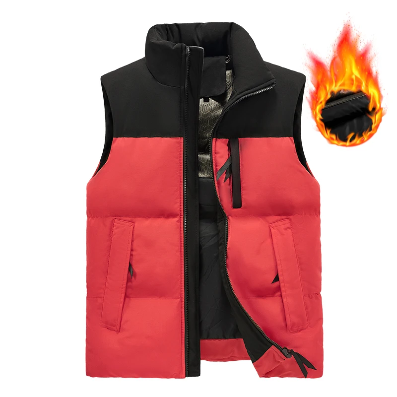 Graphene Heated Warm Sleeveless Jacket Men Big Size 8xl 7xl 6xl Thicken Vest Climbing Waistcoat Outdoor Hiking Camping Jackets 5