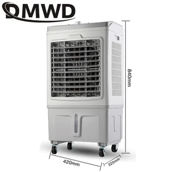 단일 냉각 에어컨 쿨러, 45L 대형 물 탱크, 환경 조화, 조용한 냉각 팬, 산업용 물 냉각기