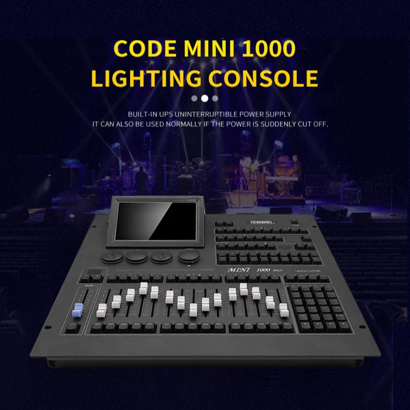 CODE mini1000【調光卓】 新発売】7インチタッチモニターを搭載したDMXコンソールCODE