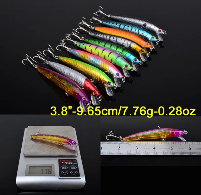 New Minnow Mixed 20pcs/Set Fly Fishing Lure Kit Set Artificial