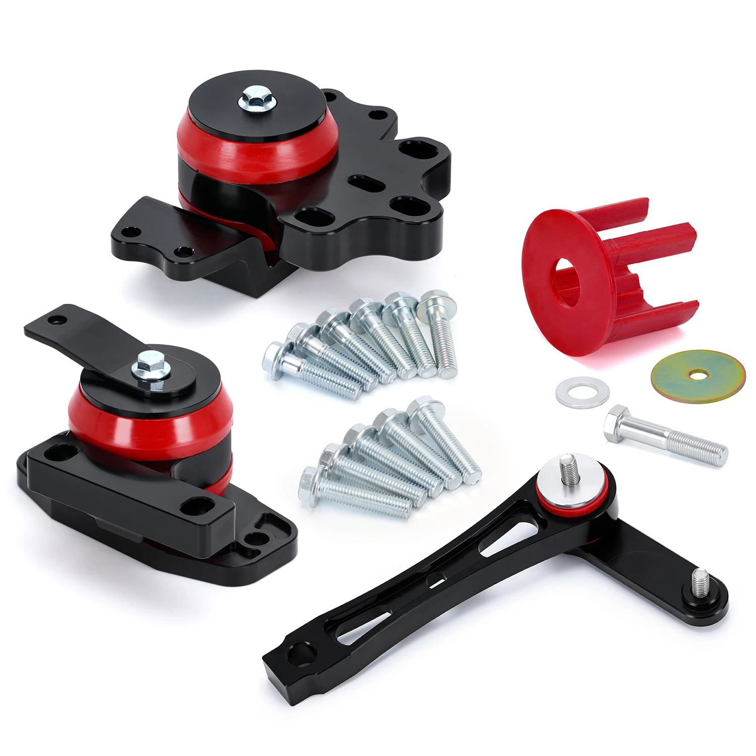 PQY-85A POLY Engine Transmission Pendulum Mount Kit For 09+ VW Jetta Golf MK5 MK6 Passat Audi TT A3 2.0 TSI