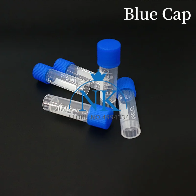 24Pcs 1.8ml PP Lab Analysis Freezing Tubes Graduation Centrifuge Tube Volume Vials Bottles Screw Cap plastic test tubes centrifuge tube