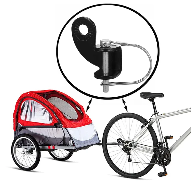 BikeTrailer Hitch Fahrrad Edelstahl 12,2 MM-Hitch Koppler Bike Koppler  Befestigung Richtige Für Fahrräder Kinder Anhänger. - AliExpress