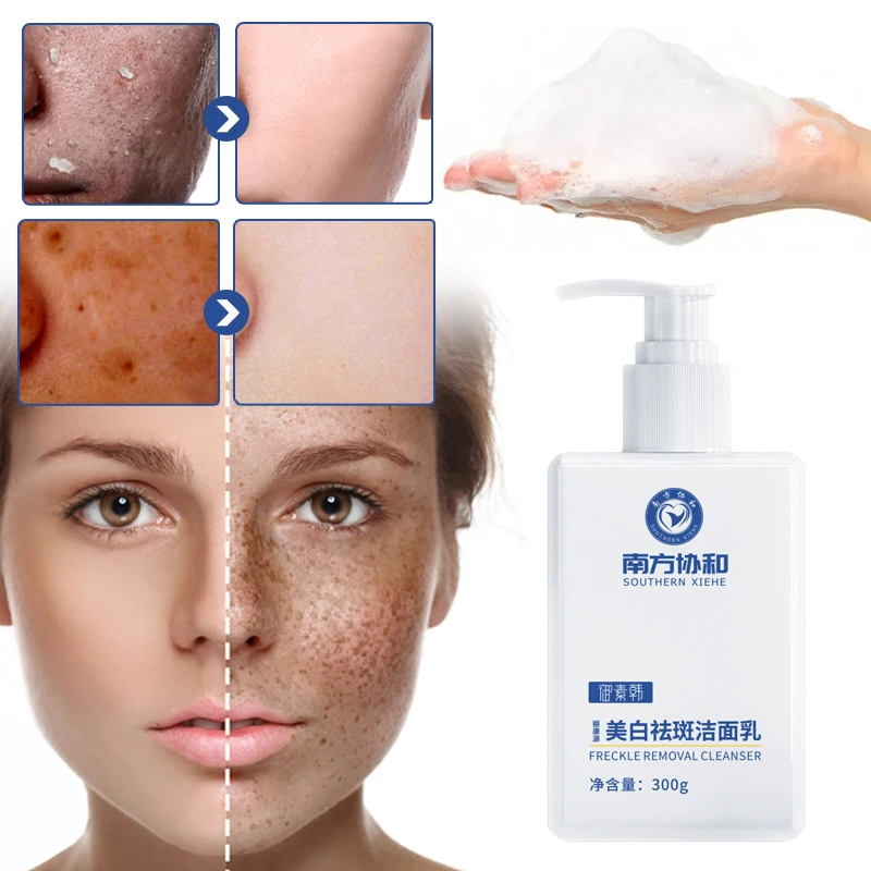 

Whitening And Freckle Removing Facial Cleanser Nicotinamide Cleansing Facial Cleanser Mild Foam Facial Brighten Cleanser New