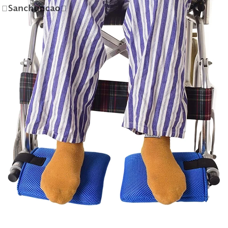 Wheelchair Footrest Pads Footplate Protector Pad Leg Rest Cushion Foot Protection Pads For Preventing Foot Being Scratched