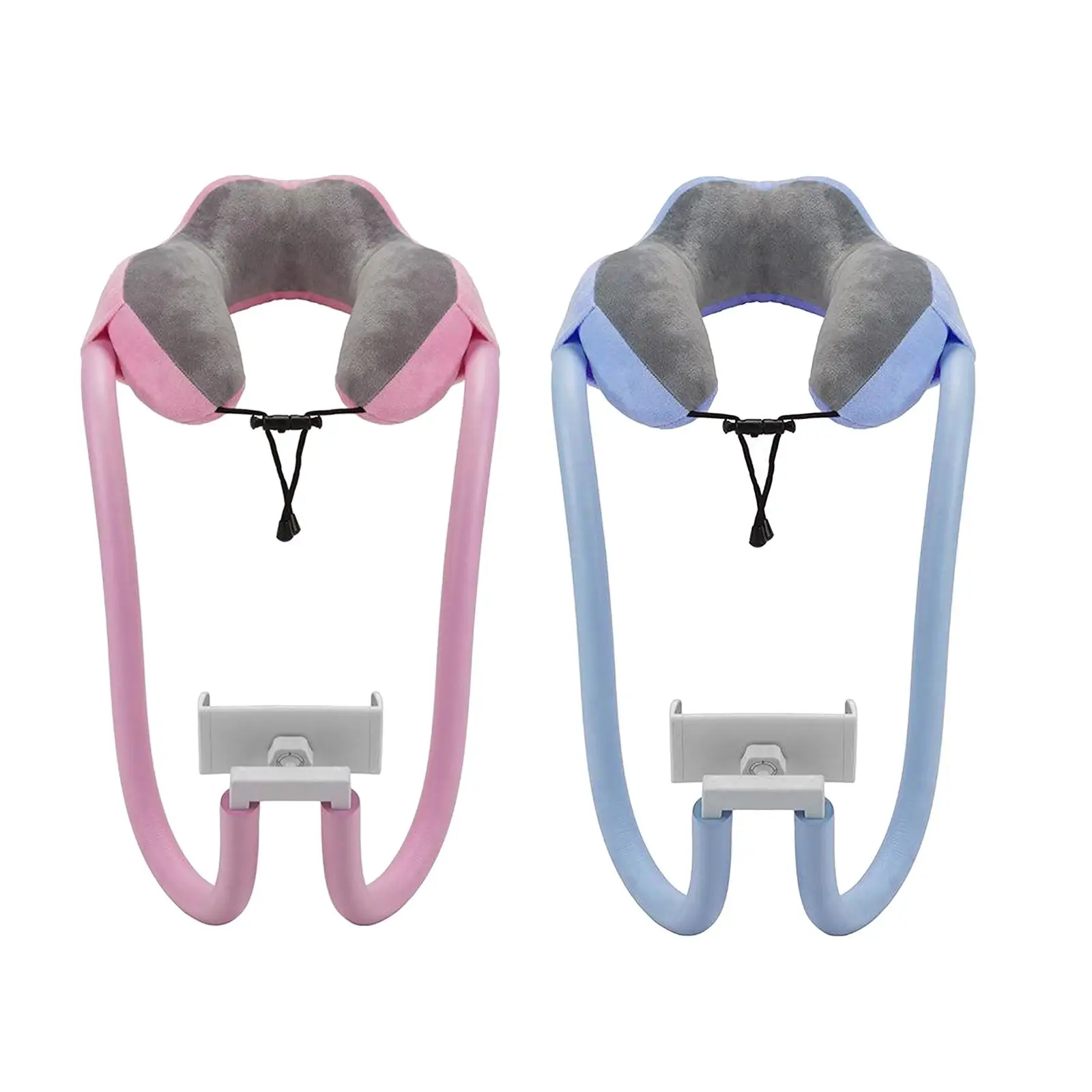 Neck Pillow with Phone Holder, Travel Pillows for Sleeping , Portable