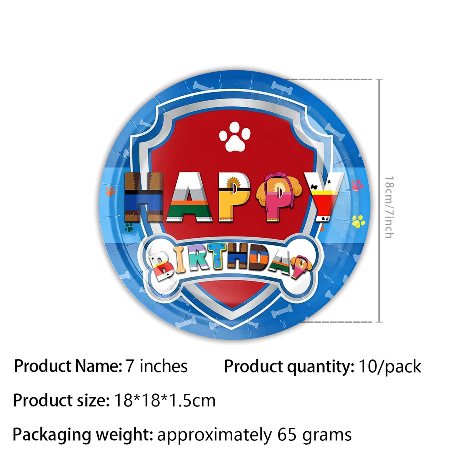 Paw Patrol Geburtstagsparty-Dekoration, Hundepatrouille, Pfote, Geschirr, Tischdecke, Tasse, Teller, Ballon, Babyparty, Kinderbevorzugung, Geschenk, Partyzubehör – Detail 20