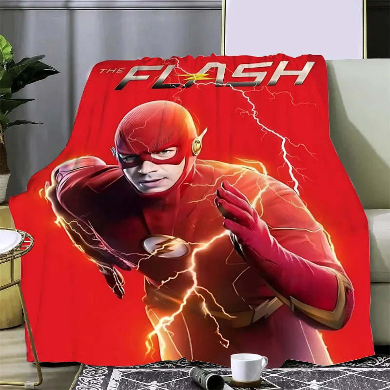 Marvel Super Flash Printed Blanket Picnic Blankets Warm Blanket Soft and Comfortable Blanket Home Travel Birthday Gift 3