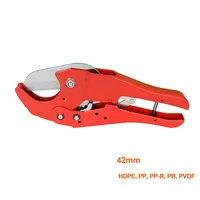 C2AC 42mm Tube Pipe Cutter Professional Hand Tool Cutting Pliers plastic pipe  HDPE, PP, PP-R, PB, PVDF Shears 2