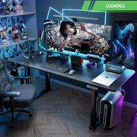 Electric Height Adjustable Standing Desks, 71" X 31.5" Inch 4-Leg Ergonomic Sit To Stand Desk, Powerful Dual Motor Work Desk 1