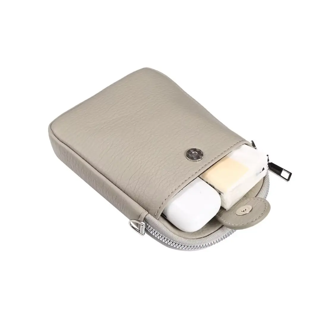 Stylish Mobile Phone Pouch Wallet Bag with Shoulder Strap