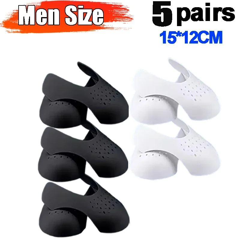 Shoe Anti-Crease Protector - 10 Pairs Sneaker Guard & Shoe Stretcher