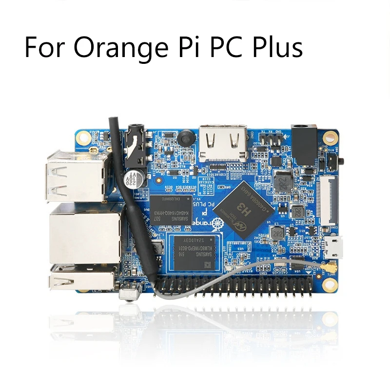 Orange Pi PC Plus H3  1GB DDR3 + 5V3A   ġ Cortex-A7  ھ  ȵ̵ 4.4/Ubuntu/Debian US Plug