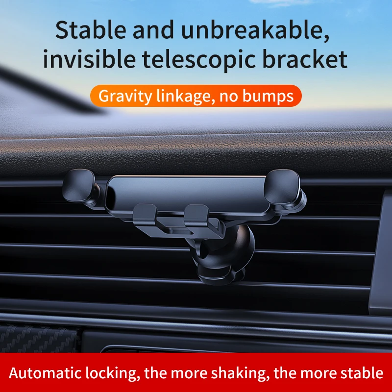 Ossky G6 pro Car Phone Gravity Holder GPS Air Vent Mount Support Support Stand For iPhone 13 12 11 Pro Huawei Xiaomi Samsung phone holder mobile phone holder