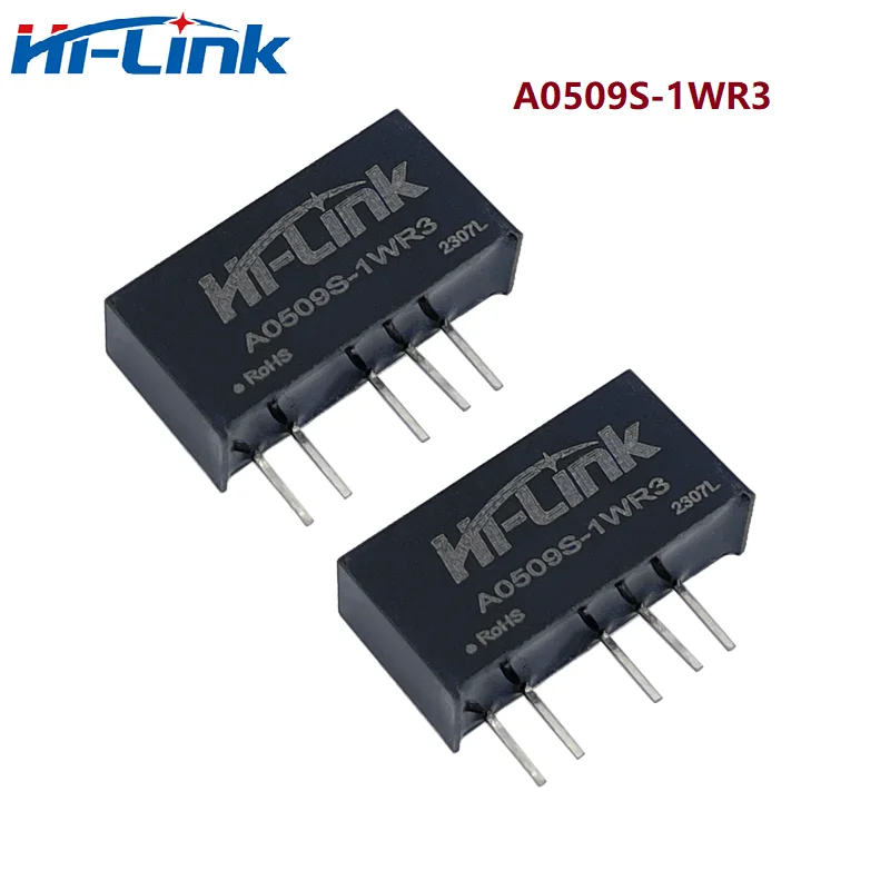 5pcs Hi-Link Efficiency 90% A0505S A0503S A0509S A0512S A0515S A0524S-1WR3 DC DC power module power supply switching power supply