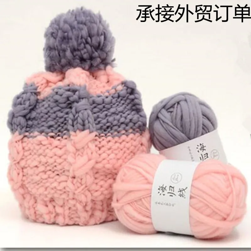 Icelandic Plush Wool Chunky Yarn for Knitting Sweater Super Bulky Arm-Knit Lanas 50g/Ball Thick Crochet Threads