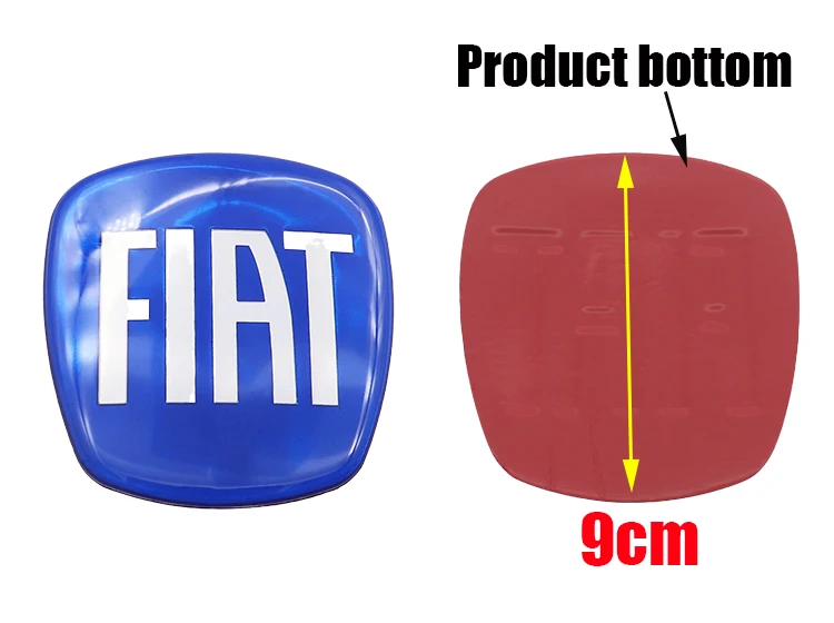 1개 3D 4.4cm 7cm 7.5cm 9cm 에폭시 자동차 앞 로고 스티어링 휠 앞 그릴 뒤 범퍼 테일 도어 트렁크 엠블럼 스티커 액세서리