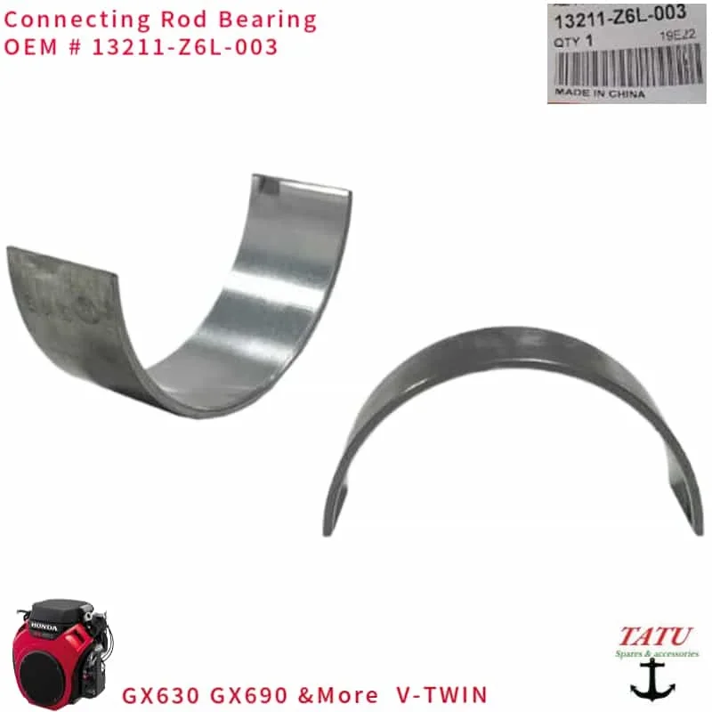 Gx630 Set Di 2 Coppie Di Cuscinetti Per Biella 13211-Z6L-003 Per Honda Gx660 Gx690 V-Twin Em10000 Et12000 Generatori Con. Guscio Terminale