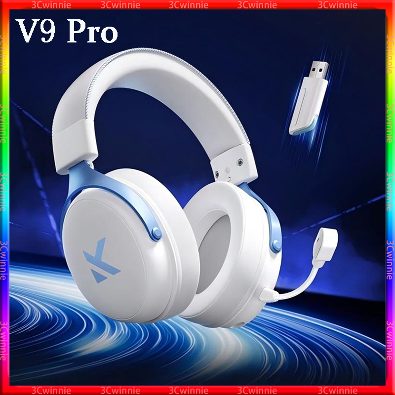 MCHOSE V9 pro Wireless Headphones 3-Mode Noise Reduction Mic Customizable Head-mounted Earphones for Music Gaming PC Accessories
