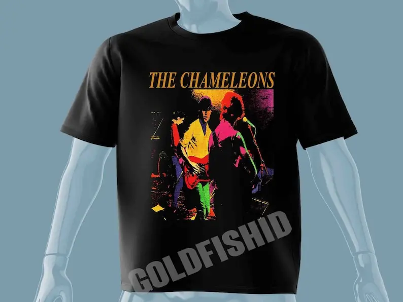 The Chameleons Uk T Shirt Post Punk Maniche Lunghe O Corte