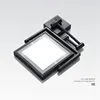 Rose Gold Bathroom Mirrors of 8 Inch 3X Magnifying LED Makeup Mirror Dual Arm Extend Square LED Light Bathroom Makeup Mirrors 5