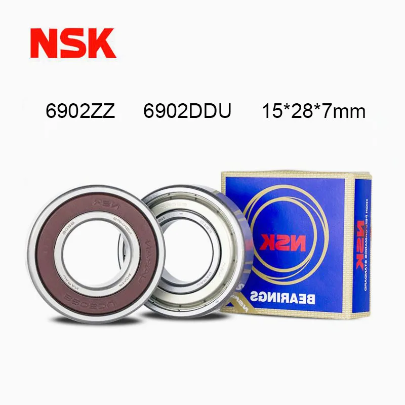 

Japan NSK 6902ZZ 6902DDU Bearing 5PCS 15x28x7 mm ABEC-7 Hobby Electric RC Car Truck Ball Bearings 6902-2RS Metal Rubber Sealed