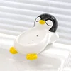 Cartoon Cute Drain Soap Box No Water Soap Box Wash basin Drainage Shelf Ceramic Soap Dish Household 2