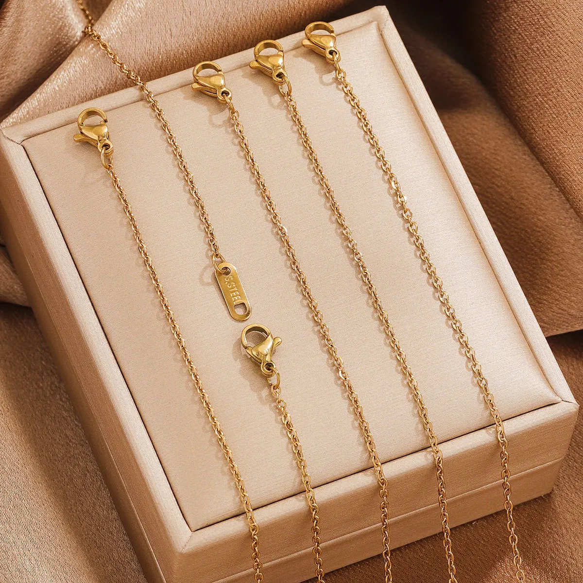 Stainless Steel Extension Extended Tail Chains Lobster Clasps Connectors DIY Jewelry Making Findings Bracelet Necklaces 4