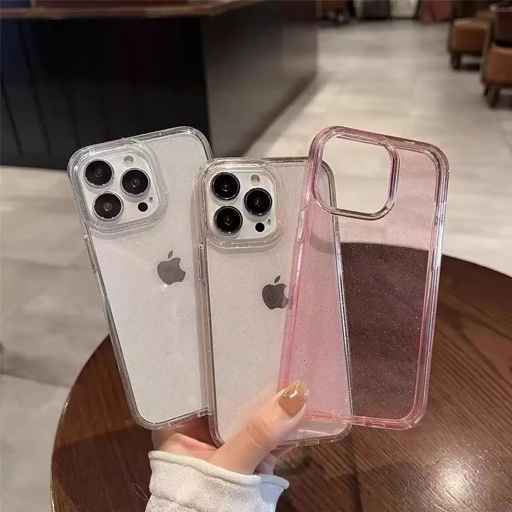 Luxury Bling Glitter Transparent Phone Case For iPhone 17 Air thumbnail 6