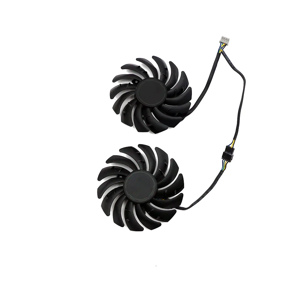 Placa Gráfica de Vídeo Ventiladores Ventilador Refrigerador Pld09210s12hh 4pin Rx5600 rx 5700xt Msi Radeon rx 5600 xt Mech oc 87 mm - Imagem 5