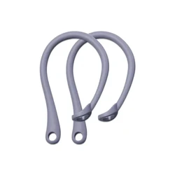 Bluetooth Earphone Silicone Earhook - Secure Fit Ear Hook Replacement Accessories (Gray)