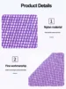 3Pcs African Exfoliating Net Long Net Bath Sponge Exfoliating Shower Body Scrubber Back Scrubber Skin Smoother for Daily Back Bo 5