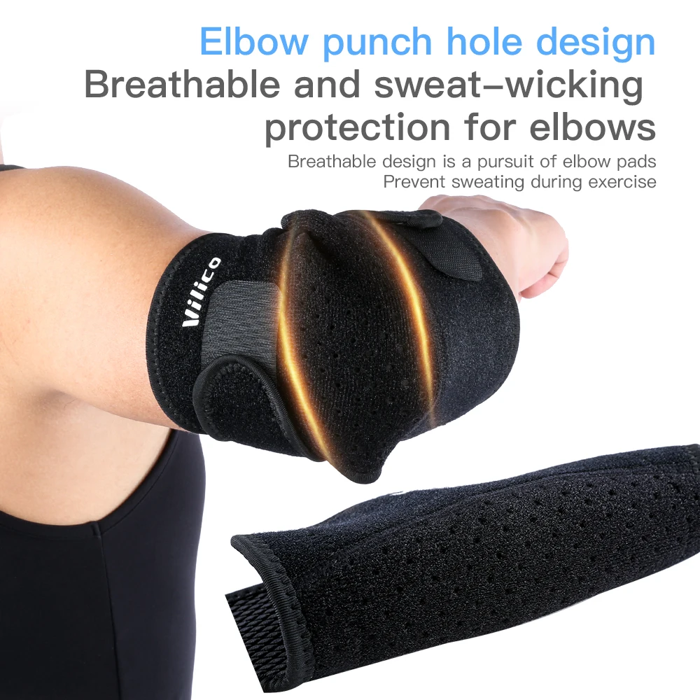 1PC Sports Neoprene Compression Sleeve Elbow Brace Wrap For Tendonitis Bursitis Arm Support Epicondylitis Elbow Protector