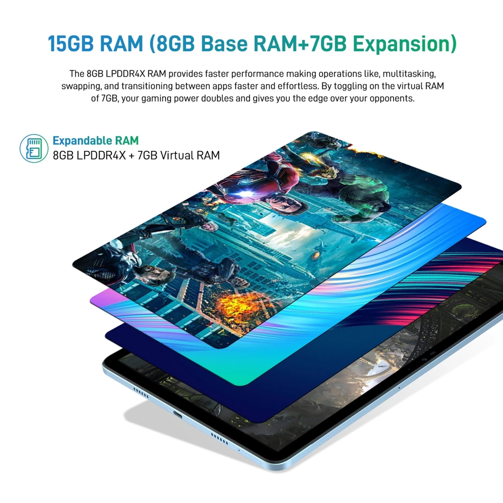 DOOGEE T20 タブレット PC 10.4 インチ 8GB+256GB Android12 搭載 T616